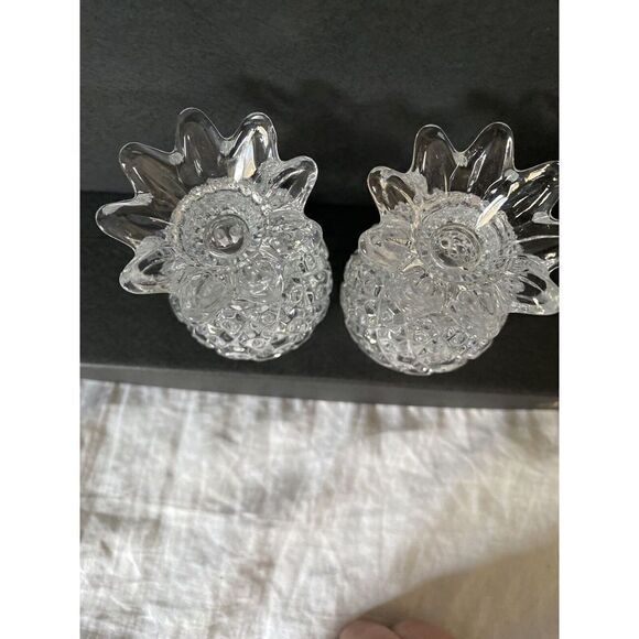 Godinger Shannon Crystal Pineapple Salt and Pepper Shaker Set - Picture 3 of 3